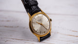 Vintage soviet watch mechanical wristwatch Poljot cal.2209 gold plate case