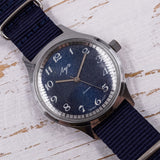 Vintage Soviet Watch Luch 2209 USSR Unisex Retro blue dial, collectible wristwatch