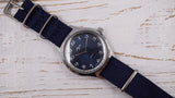 Vintage Soviet Watch Luch 2209 USSR Unisex Retro blue dial, collectible wristwatch