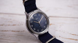 Vintage Soviet Watch Luch 2209 USSR Unisex Retro blue dial, collectible wristwatch