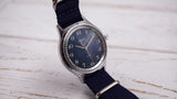 Vintage Soviet Watch Luch 2209 USSR Unisex Retro blue dial, collectible wristwatch