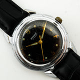 Vintage Rodina 1MCHZ Soviet automatic mechanical watch 22 jewels, black dial