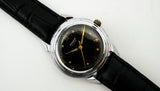 Vintage Rodina 1MCHZ Soviet automatic mechanical watch 22 jewels, black dial