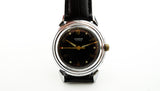 Vintage Rodina 1MCHZ Soviet automatic mechanical watch 22 jewels, black dial