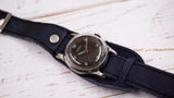 Retro Original Pobeda Moskva 2Q1957 Military Style wristwatch