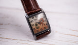 Vintage soviet children's mechanical watch Slava Cartoon Lion