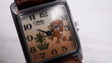 Vintage soviet children's mechanical watch Slava Cartoon Lion