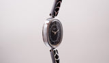 Vintage Soviet womens mechanical watch Luch 1801.1 K1 black dial