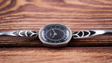 Vintage Soviet womens mechanical watch Luch 1801.1 K1 black dial