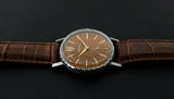 Vintage Original Pobeda ZIM 2602 watch brown dial