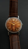 Vintage Original Pobeda ZIM 2602 watch brown dial