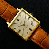 Vintage Soviet square dress watch SLAVA 21 jewels