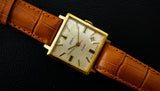 Vintage Soviet square dress watch SLAVA 21 jewels