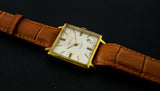 Vintage Soviet square dress watch SLAVA 21 jewels