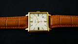 Vintage Soviet square dress watch SLAVA 21 jewels