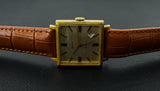 Vintage Soviet square dress watch SLAVA 21 jewels