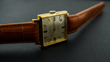 Vintage Soviet square dress watch SLAVA 21 jewels