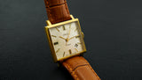 Vintage Soviet square dress watch SLAVA 21 jewels