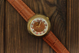 Vintage Soviet women's mechanical mini watch Slava Fabulous patterns