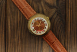 Vintage Soviet women's mechanical mini watch Slava Fabulous patterns