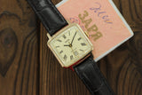 Vintage Soviet womens mechanical watch Zaria with date, boxed