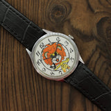 Vintage Uglich Soviet children's mechanical watch Chaika Lion