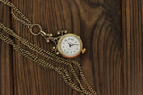 Vintage Art Deco USSR Ladies watch pendant Chaika gold plated