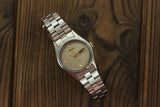 Vintage Japan womens mechanical automatic steel watch Seiko