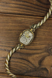 Vintage Soviet womens mechanical bracelet watch Luch Cupronickel