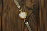 Early vintage Soviet womens mechanical mini watch Chaika cal.1600