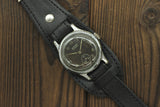 Vintage Soviet mechanical men's watch Mayak Maiak 1Mchz, black dial