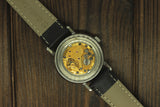 Vintage soviet mechanical wristwatch Poljot watch 2209, rare steel case