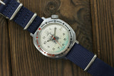 Soviet diver watch VOSTOK Komandirskie Military NAVY Sailboat wristwatch