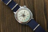 Soviet diver watch VOSTOK Komandirskie Military NAVY Sailboat wristwatch