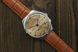 Soviet vintage mechanical wristwatch Raketa (Rocket), college calendar