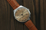 Soviet vintage mechanical wristwatch Raketa (Rocket), college calendar