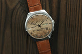 Soviet vintage mechanical wristwatch Raketa (Rocket), college calendar