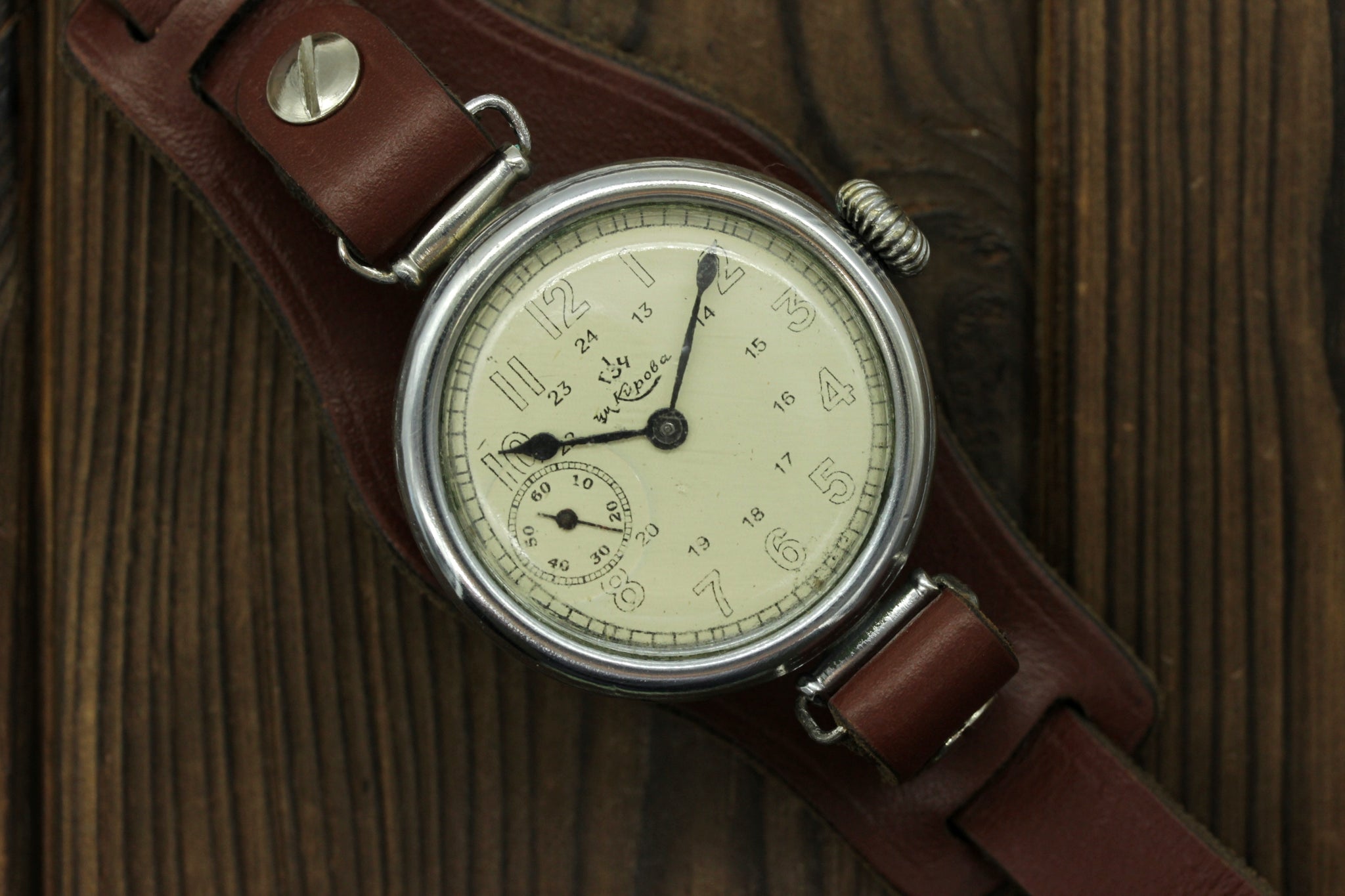 Very rare soviet vintage men's wrist watch Wostok with leather nato st –  Clue Authentic Brand