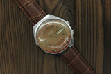 Soviet vintage mechanical wristwatch Raketa (Rocket), college calendar watch