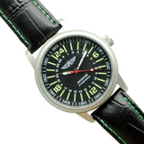 PILOT Aviator Soviet MILITARY stainless steel 24 hour watch POLJOT