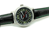 PILOT Aviator Soviet MILITARY stainless steel 24 hour watch POLJOT