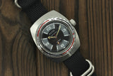 Soviet mechanical men's watch VOSTOK black Barrel Amphibian Diver