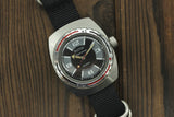 Soviet mechanical men's watch VOSTOK black Barrel Amphibian Diver