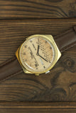 Soviet vintage mechanical wristwatch Raketa (Rocket), college calendar watch