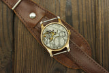 Vintage Original Pobeda ZIM Military Style (1950's Soviet mechanical watch)