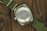 Soviet mechanical men's watch VOSTOK green Barrel Amphibian Diver