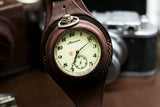 Antique WWI times New Leather STRAP (WRISTBAND) For Pocket Watch 50mm