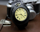 Antique WWI times New Leather STRAP (WRISTBAND) For Pocket Watch 50mm