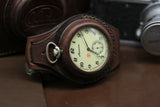 Antique WWI times New Leather STRAP (WRISTBAND) For Pocket Watch 50mm