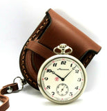 New! WW1 times New Leather Case for Pocket Watch 45-50mm 55mm WWII